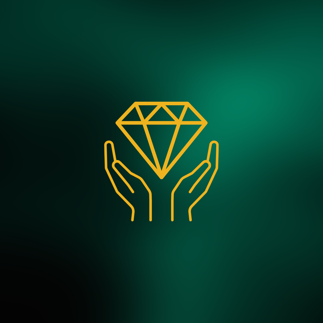 Mahindra Gold and Diamonds icons representing trusted service features such as BIS Hallmarked gold, IGI certified diamonds, free shipping, and secure payment options.